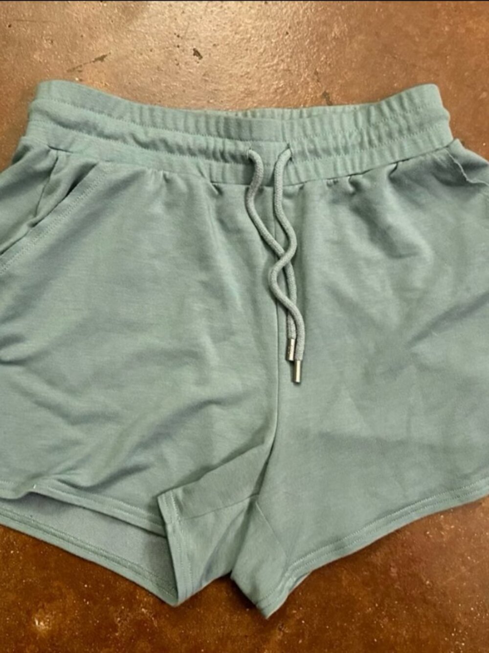 Alo Yoga Yoga Athletic Shorts Drawstring Waist Pockets Women's Size Small